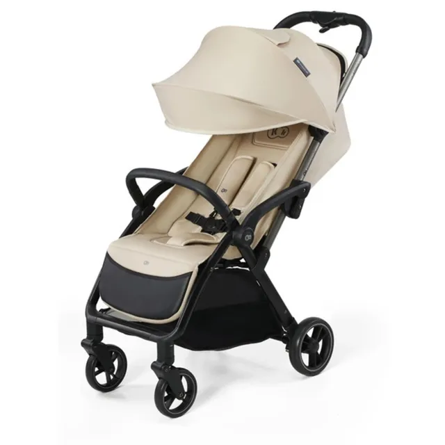 Kinderkraft Apino passeggino leggero Dune Beige compatto