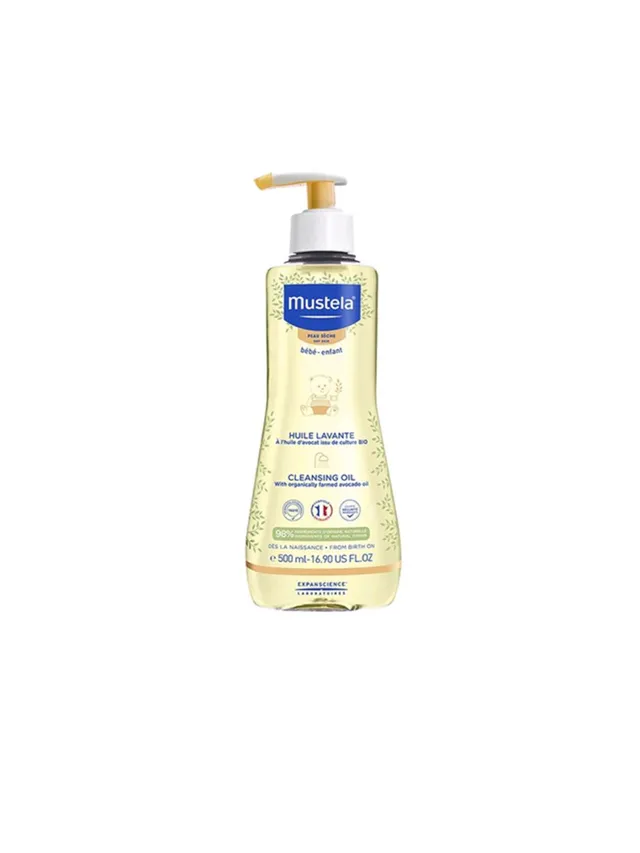 Mustela olio bagno 500 ml pelle secca neonati