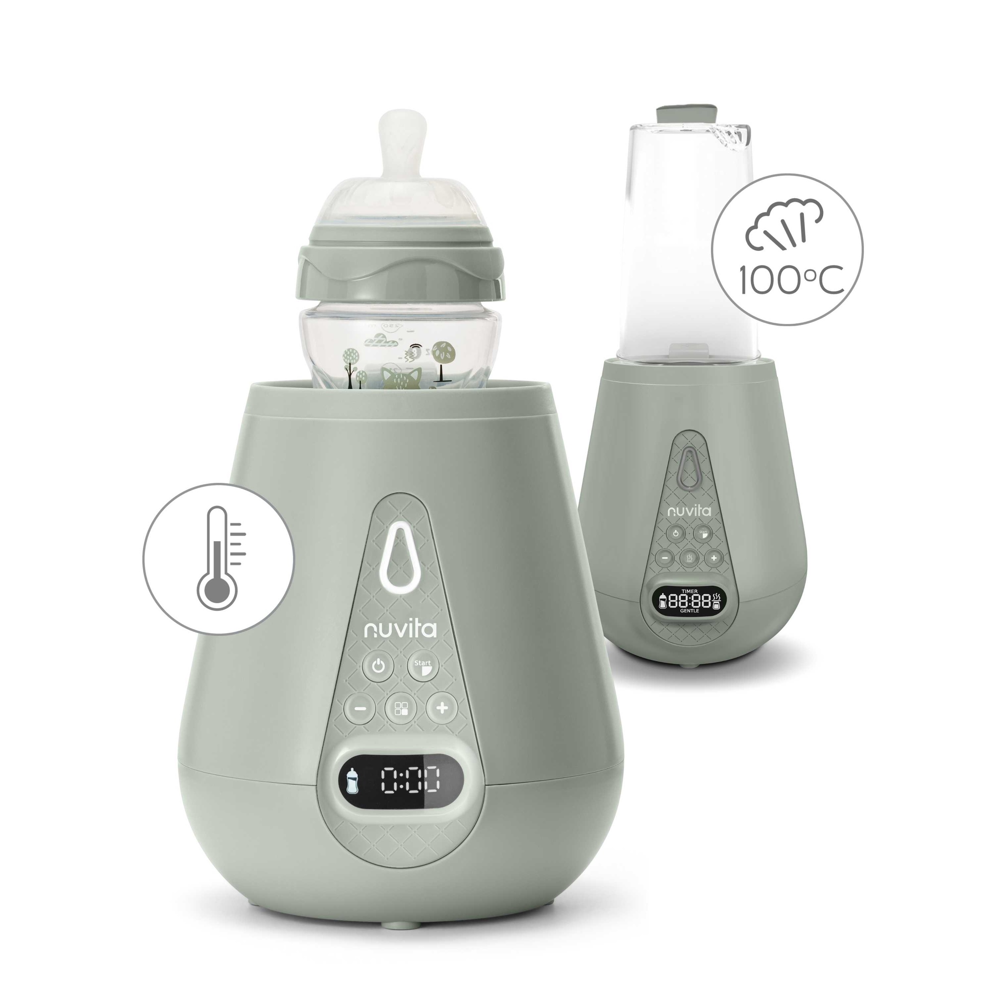 Nuvita 1170 Scaldabiberon Sterilizzatore Ultraveloce 100°C