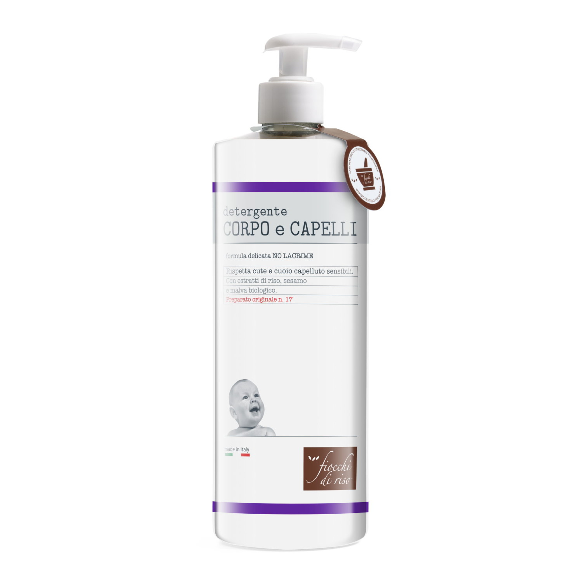 Toys Center Baby Fiocchi di Riso detergente corpo capelli 750 ml