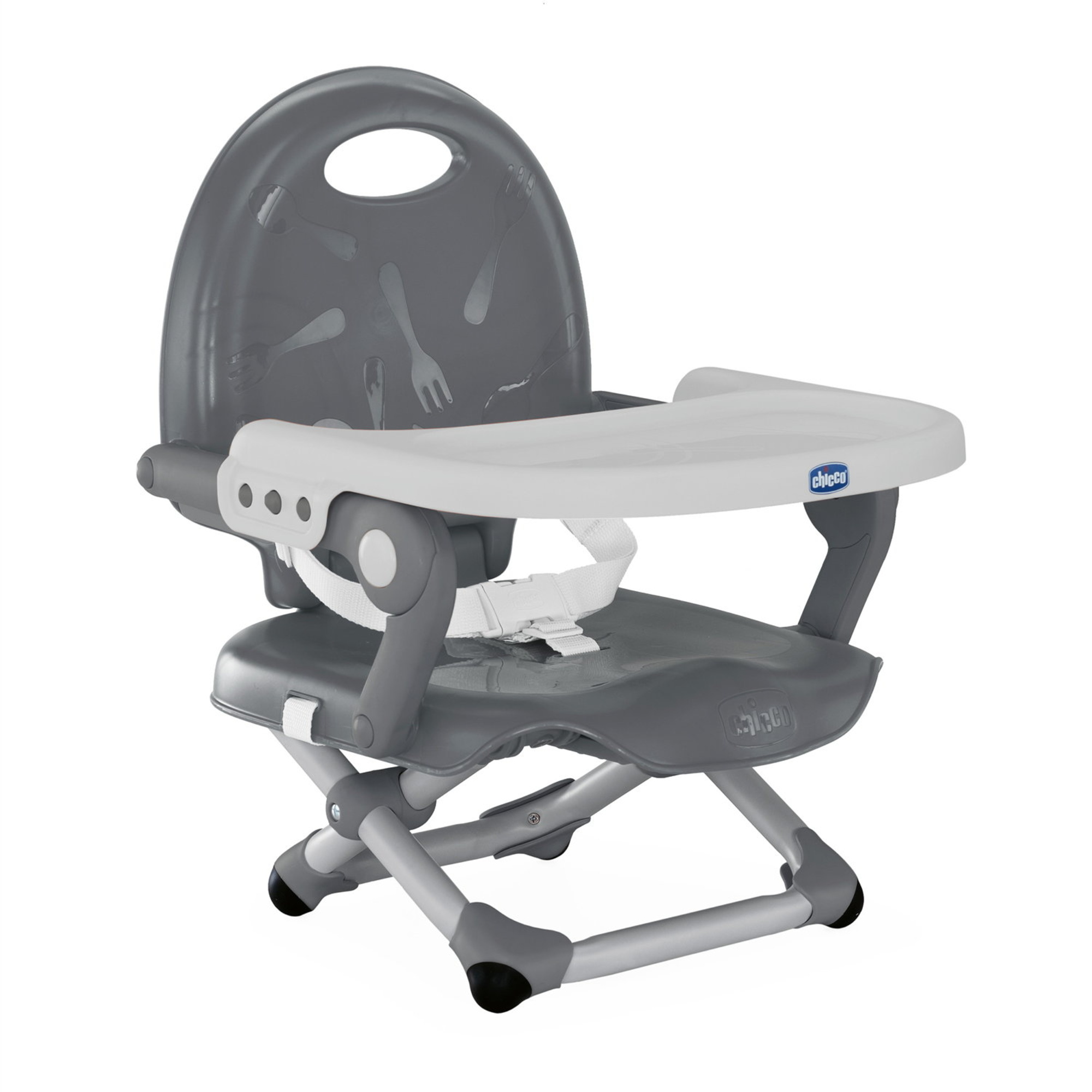 Chicco Pocket Snack rialzo sedia dark grey 6-36 mesi