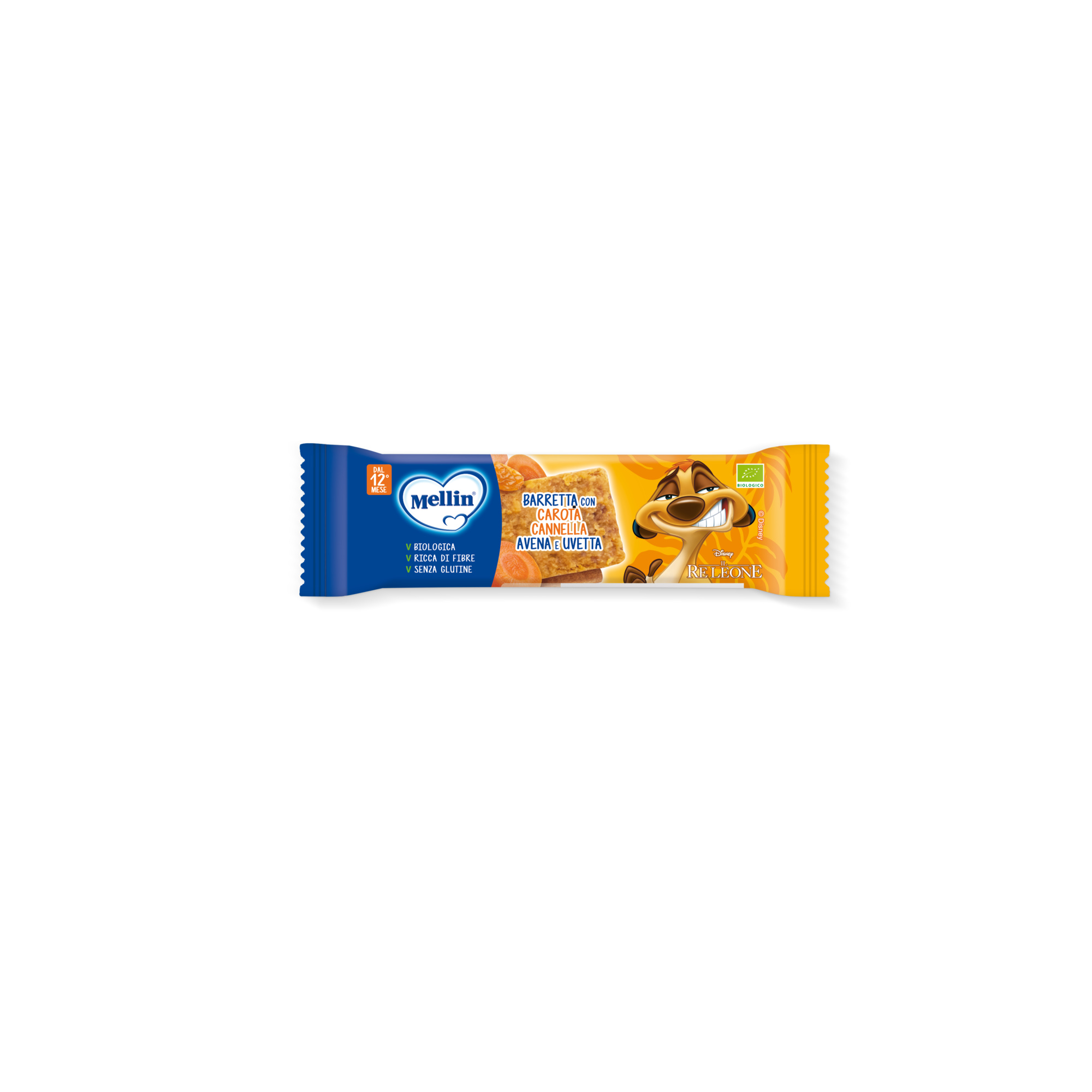 Mellin Re Leone Barretta Carota Cannella 20 g Bio