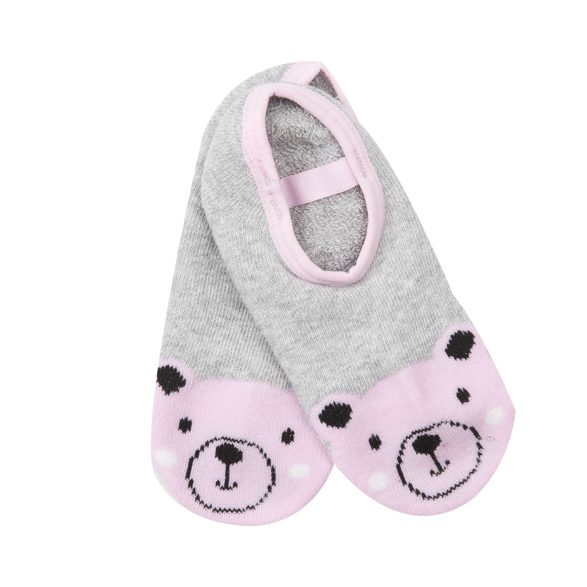 Toys Center Baby Ballerine calze antiscivolo bimba grigio rosa