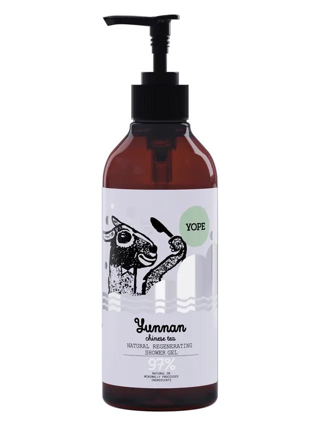 Yope Gel Doccia Yunnan Tè Nero e Verde pH Neutro