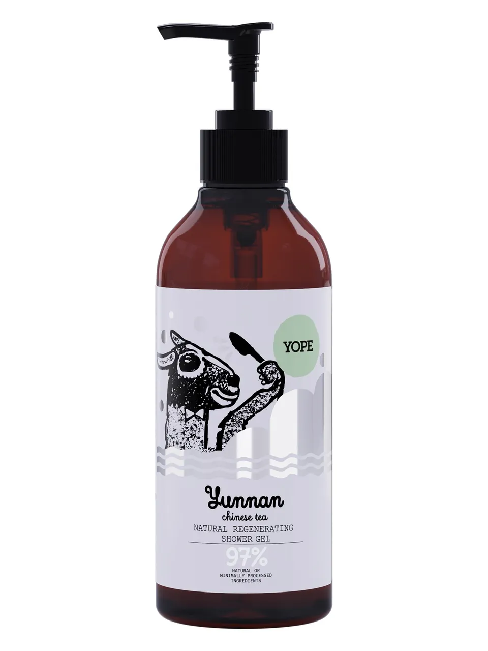 Yope Gel Doccia Yunnan Tè Nero e Verde pH Neutro