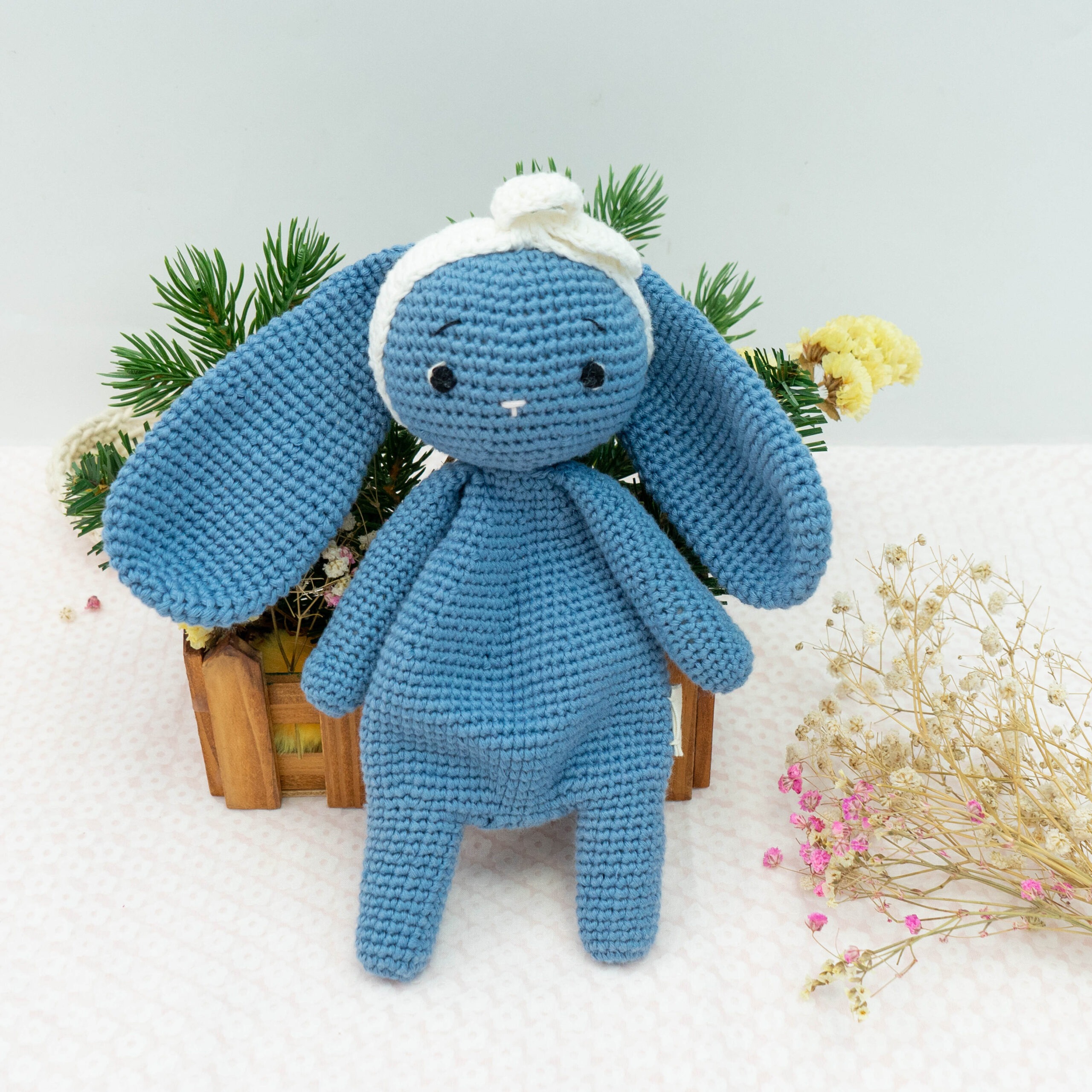 Piccoli Toys Domitilla Doudou coniglietta uncinetto cotone