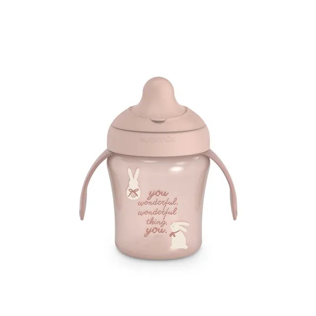 Suavinex Wonderland tazza antigoccia rosa 200 ml 6 mesi+