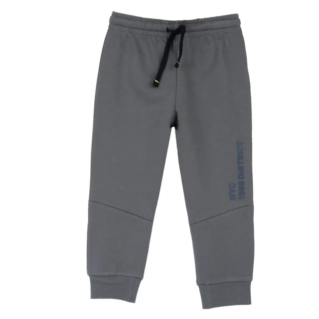 Chicco Pantaloni French Terry Grigi Jogger Cotone