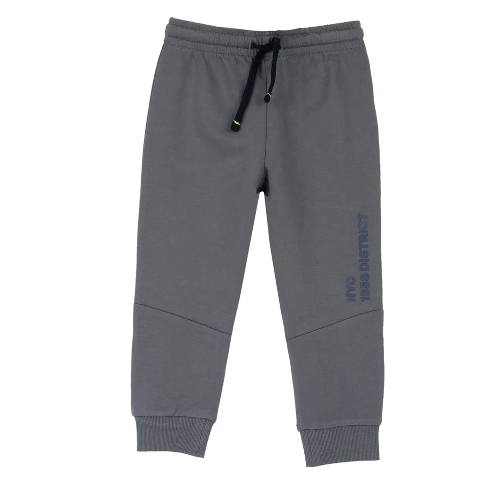 Chicco Pantaloni French Terry Grigi Jogger Cotone