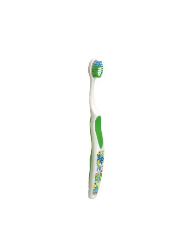 Spazzolino Junior Bambini con Ventosa Colori Assortiti