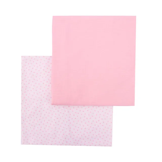 Mawi Cuore set biancheria sotto letto rosa 2 pezzi