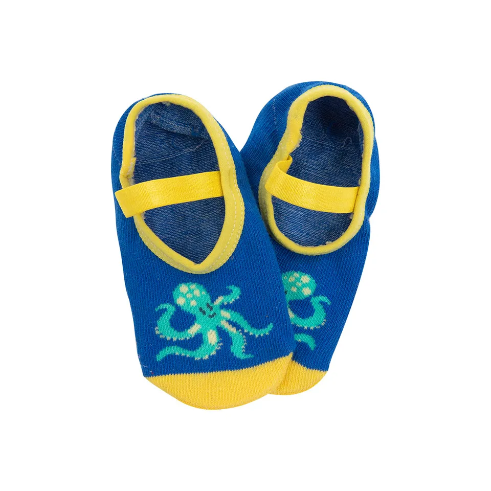 Toys Center Baby ballerine polipo calze antiscivolo blu giallo