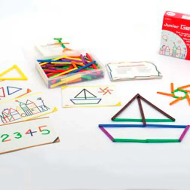 The Dida gioco geometrie 200 pezzi con schede attività bimbi 3+