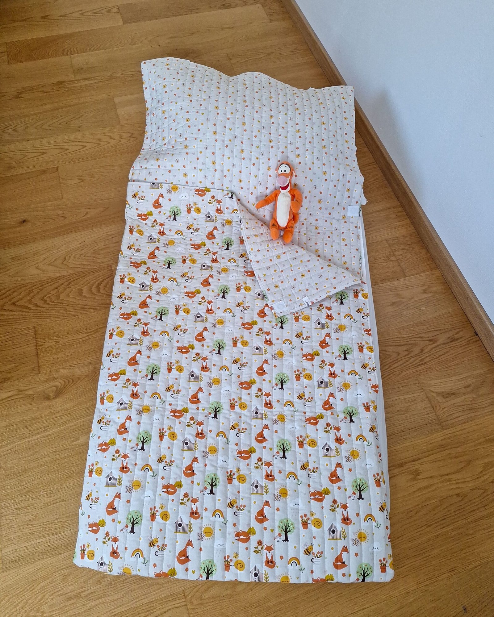 M'Amélie Creations Sacco Nanna Asilo Cotone Reversibile Brandina