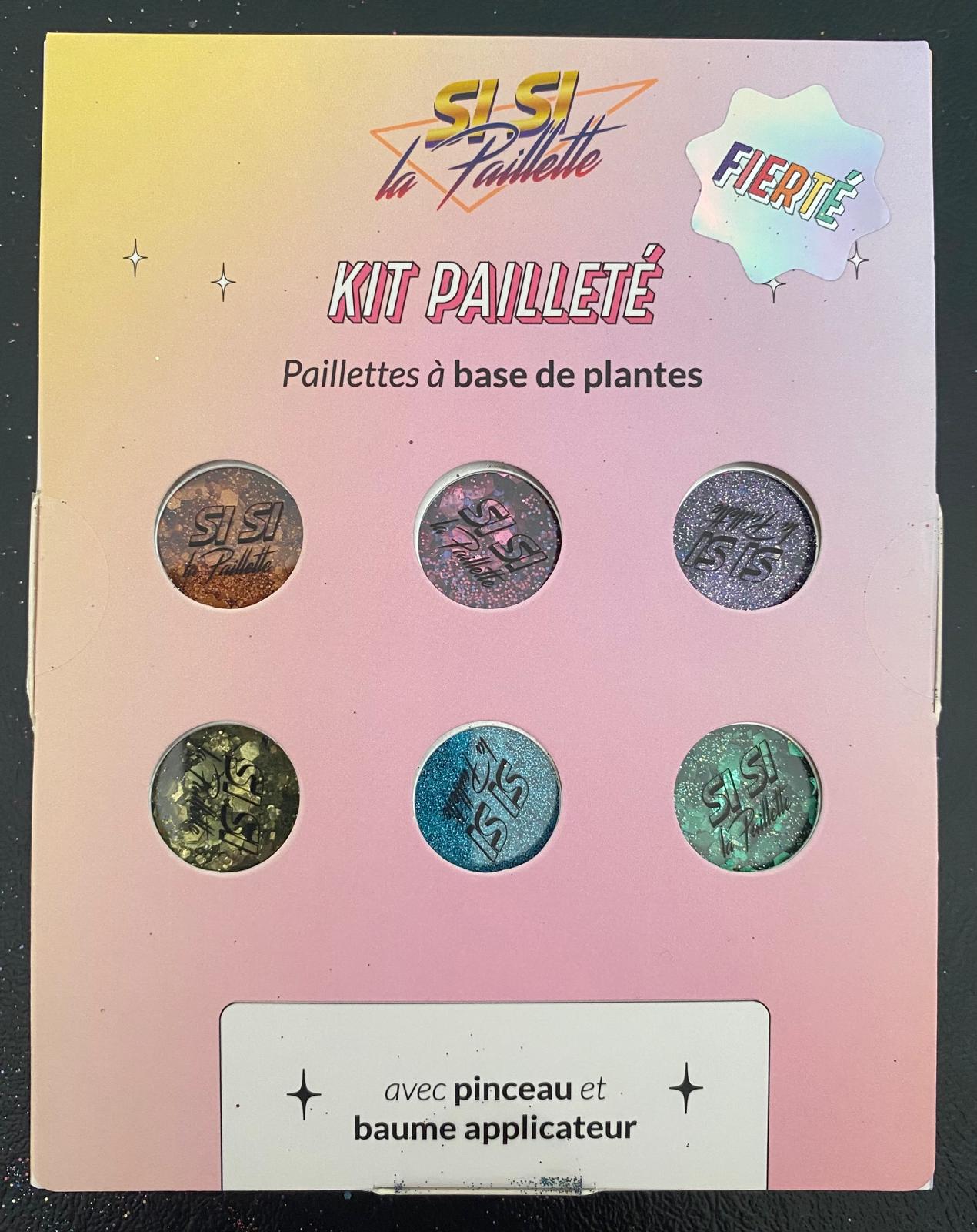 Si Si La Paillette Kit Fierté Glitter Viso Biodegradabile