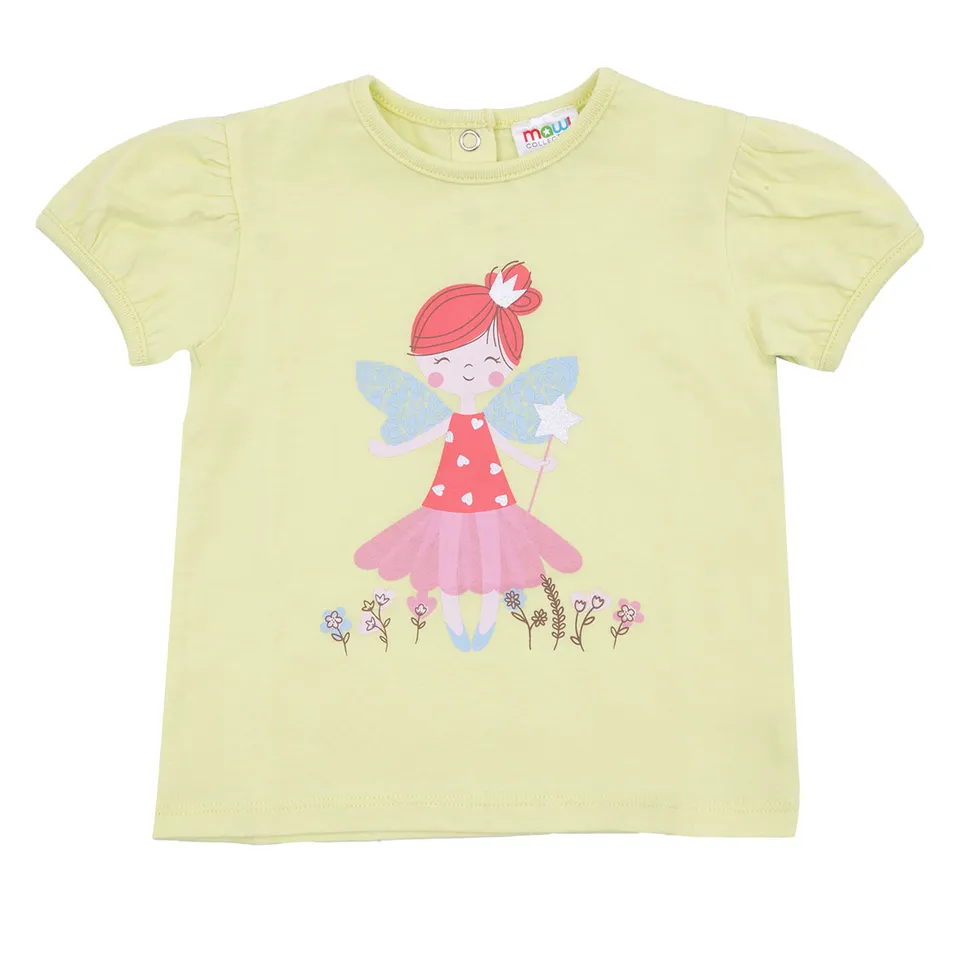 Toys Center Baby Fatina maglietta bimba verde girocollo