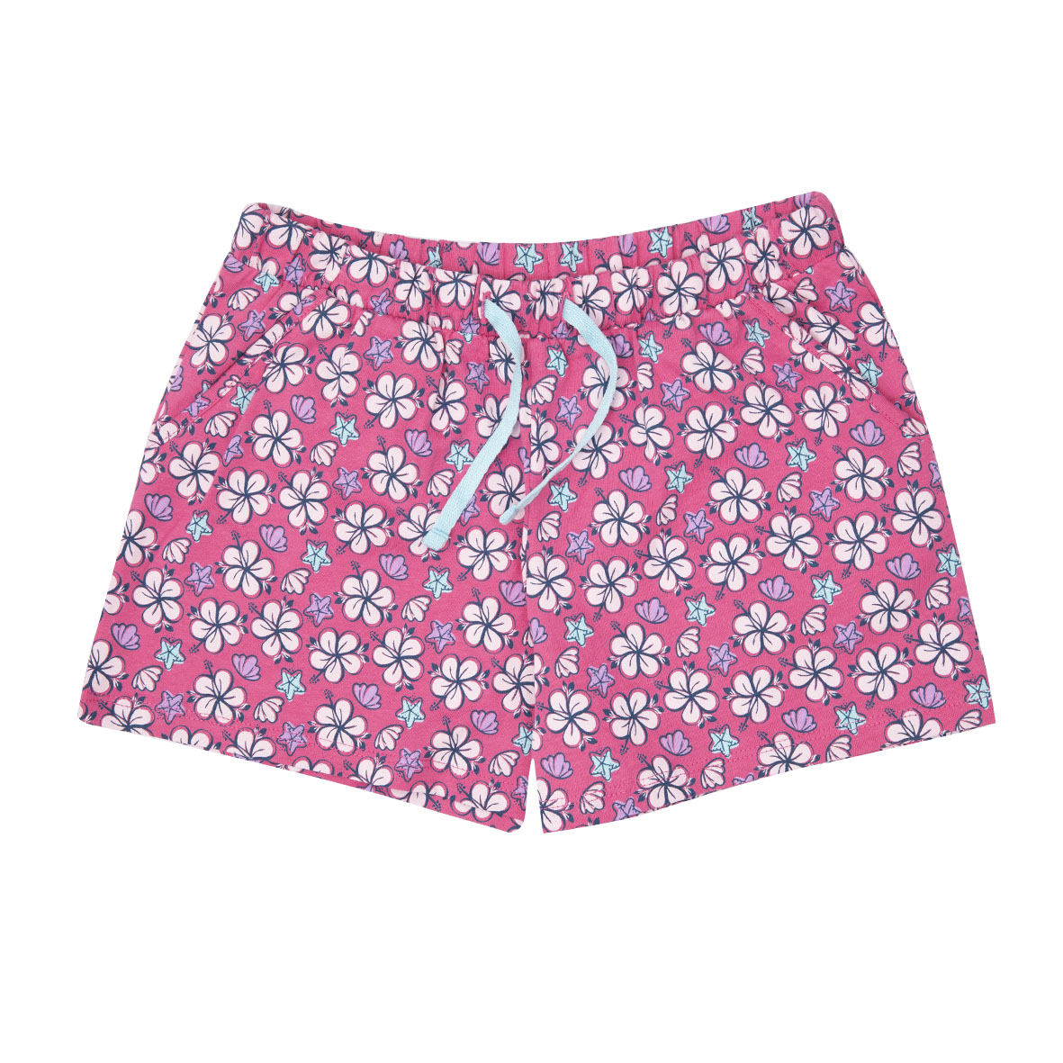 Toys Center Baby short jersey bimba fucsia floreale