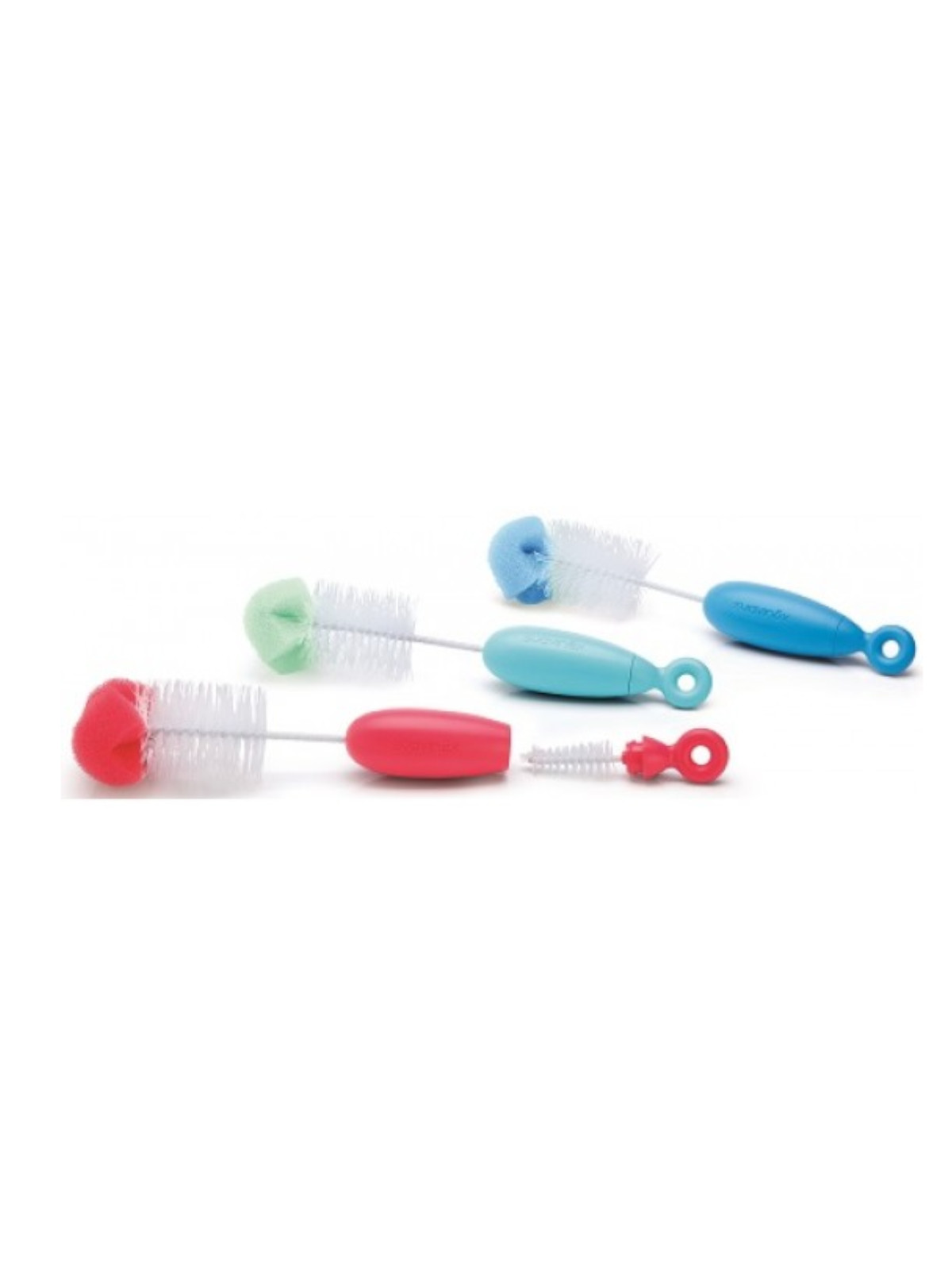 Scovolino puliscibiberon e tettarelle colori assortiti
