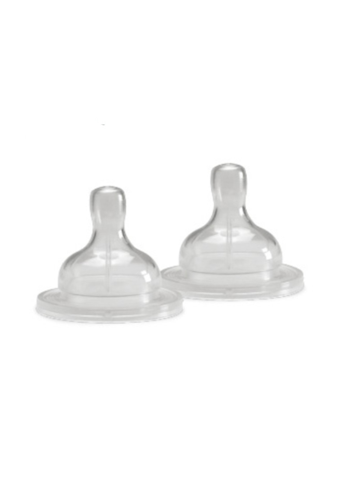 Toys Center Baby Tettarella Collo Largo Silicone Flusso Pappa 2 pz Anticolica