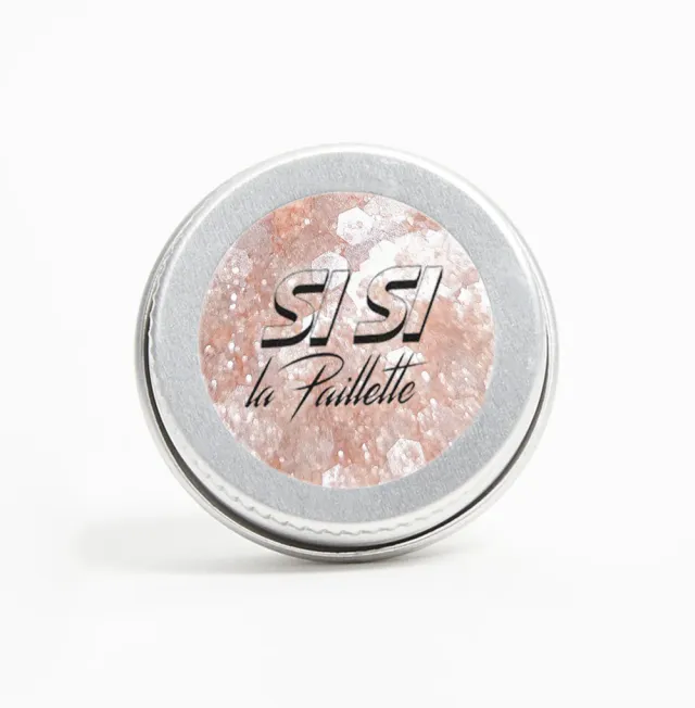 Si Si La Paillette Marie Madeleine glitter viso