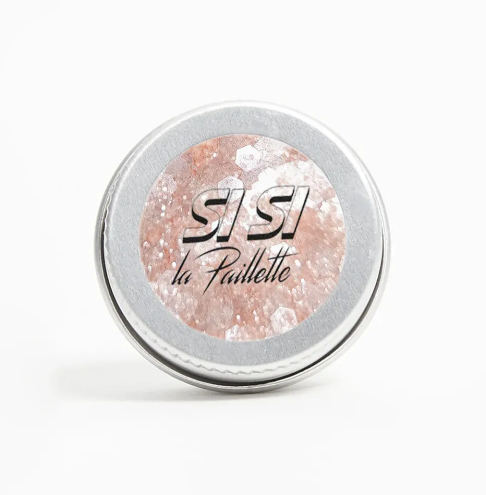 Si Si La Paillette Marie Madeleine glitter viso