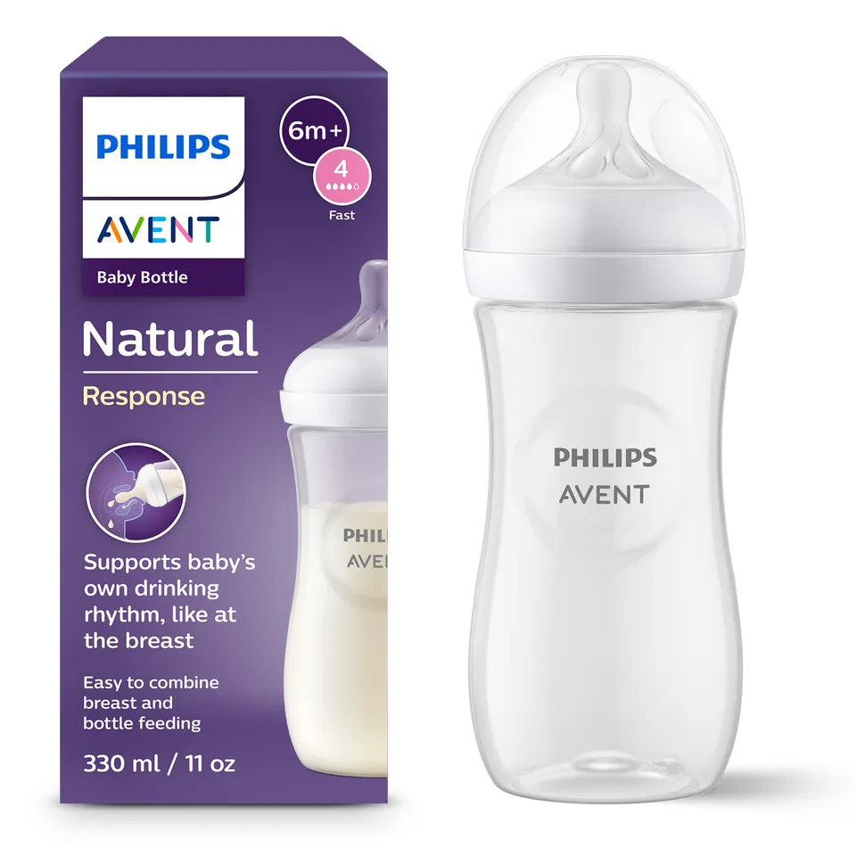 Philips Avent Natural Response SCY906/01 biberon 330 ml flusso 4 anticolica