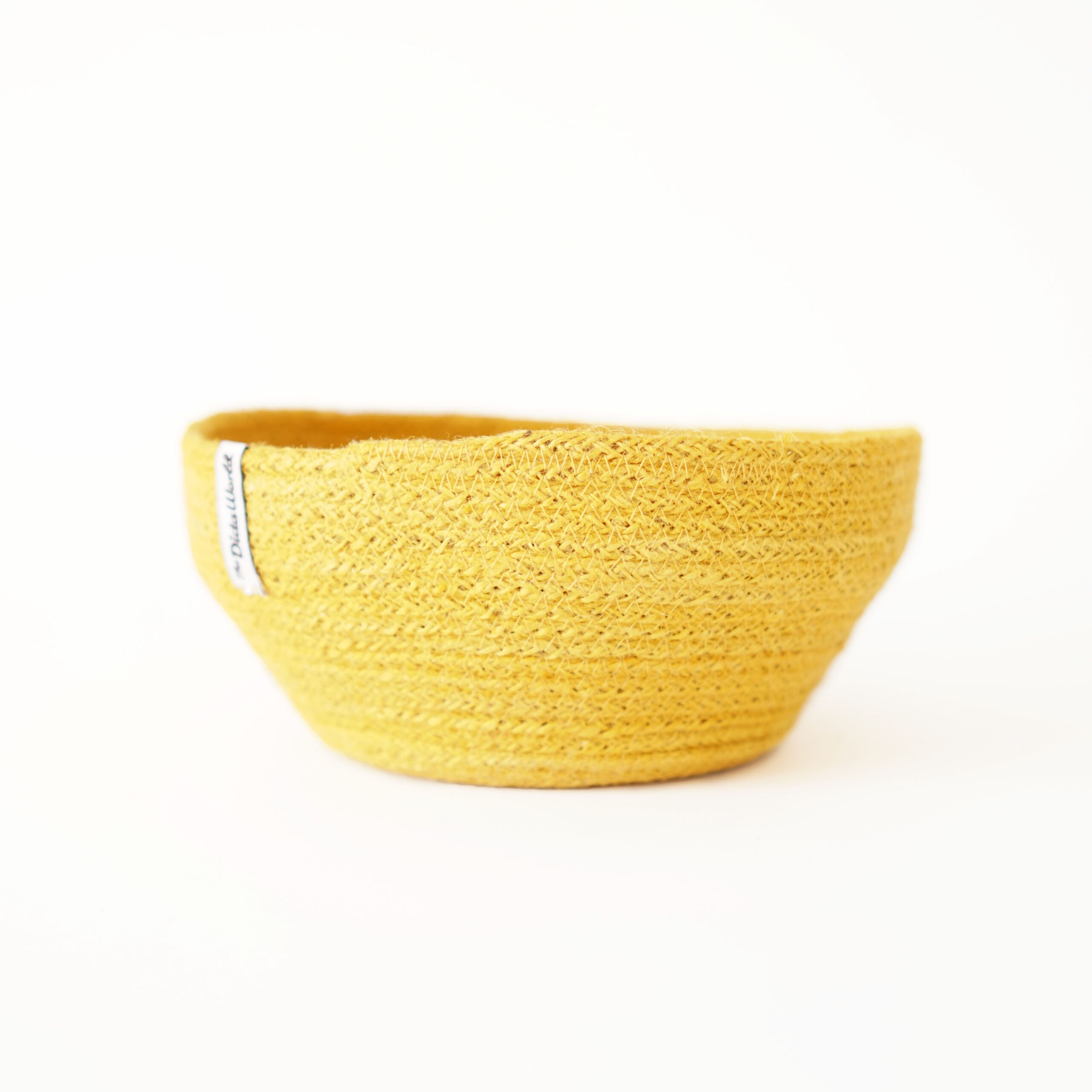 The Dida cestino iuta giallo commercio equo