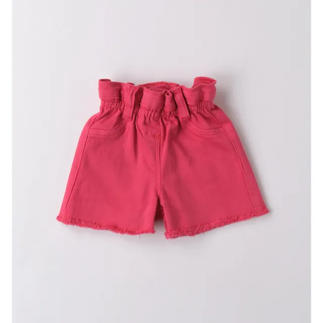 iDO Short Fuxia Sfrangiato Pantaloncini Neonato Cotone