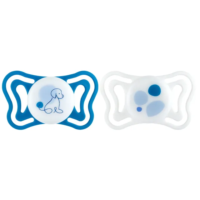 Chicco PhysioForma Light succhietto azzurro 6-16 mesi silicone