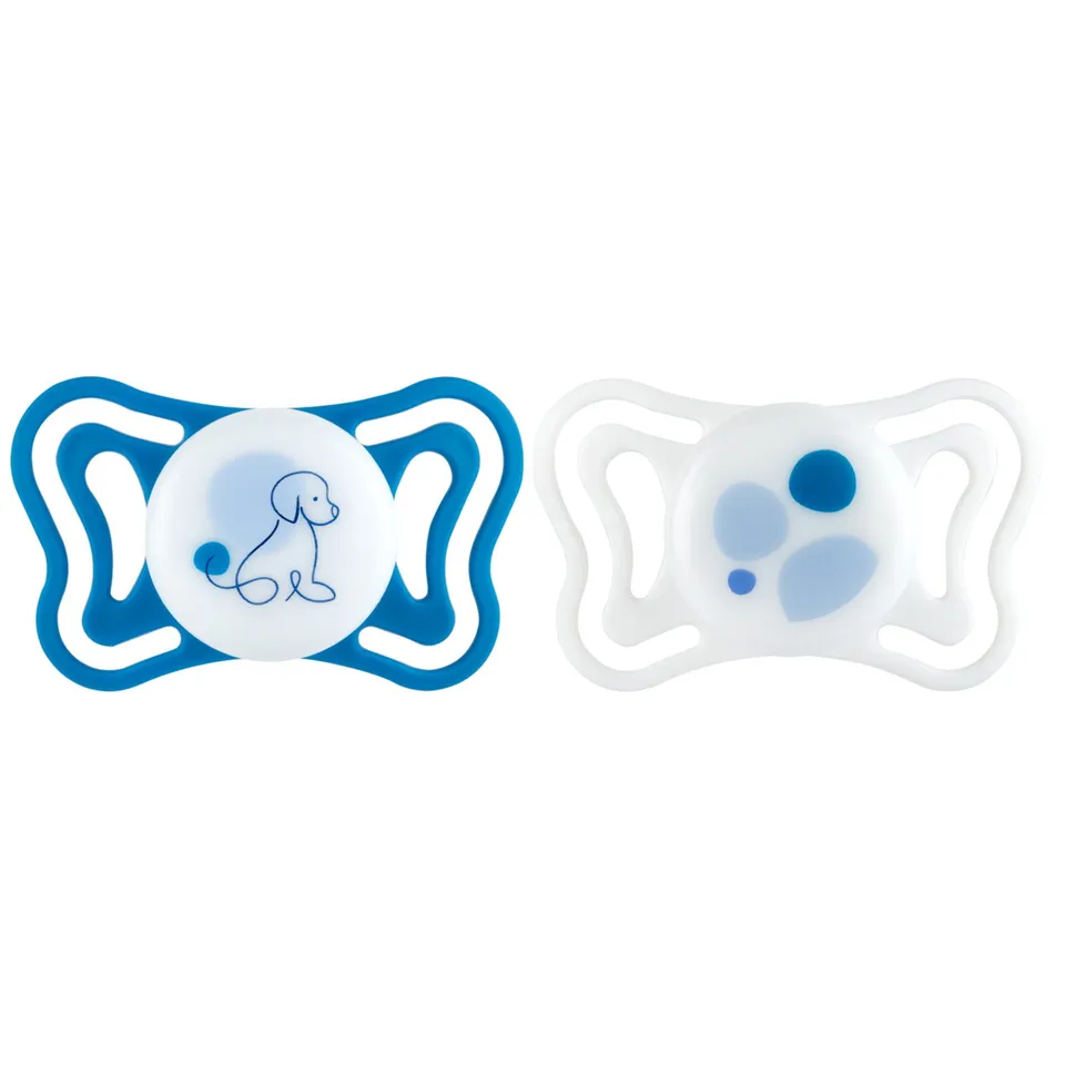Chicco PhysioForma Light succhietto azzurro 6-16 mesi silicone