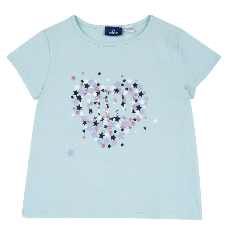Chicco Maglietta Maniche Corte Bimba Cotone Lavabile