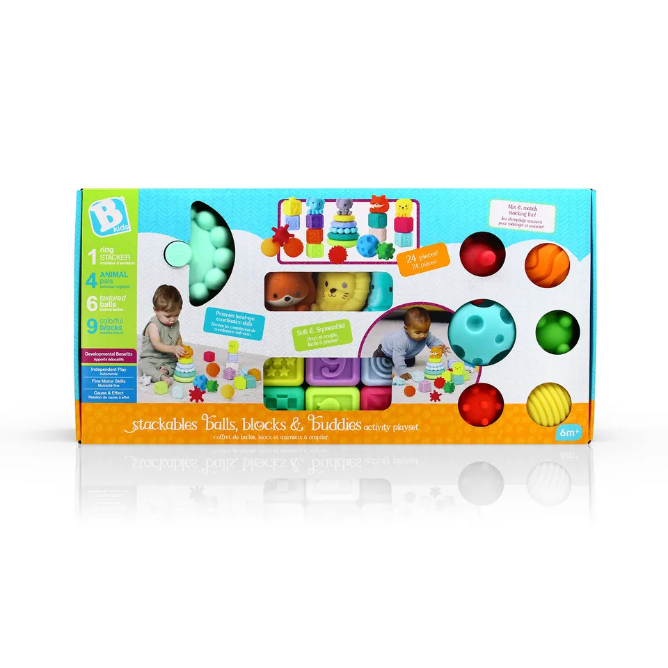 B-Kids Ball Blocks Activity Playset costruzioni 6m+ interattive