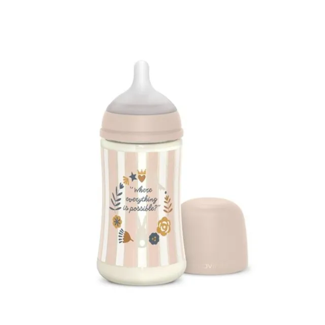 Suavinex Wonderland biberon 270 ml rosa flusso medio