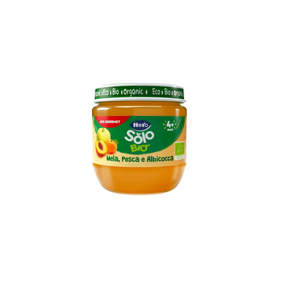 Hero Solo omogeneizzato mela pesca albicocca 120 g
