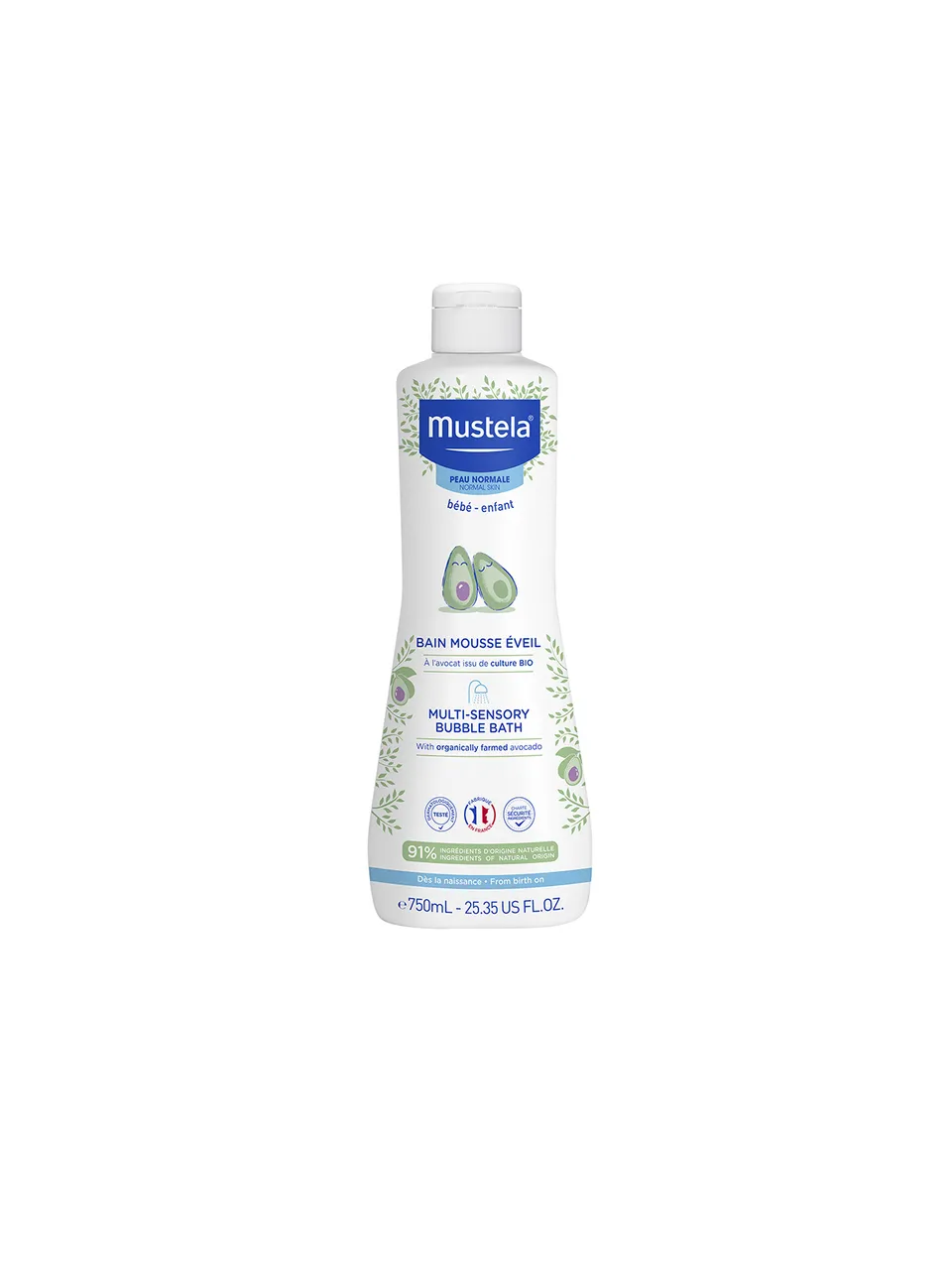 Mustela Mille Bolle Bagnoschiuma 750 ml delicato nascita