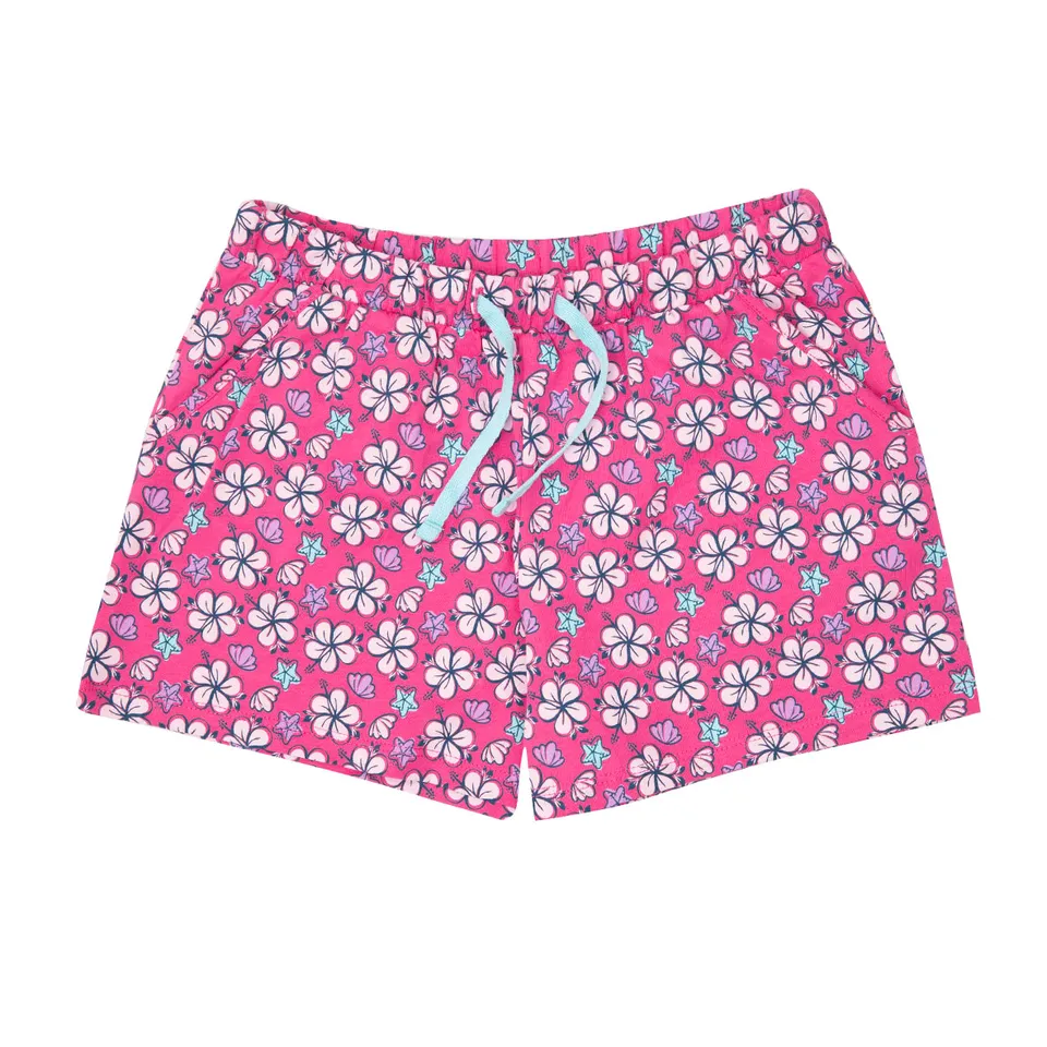 Toys Center Baby short jersey bimba fucsia floreale