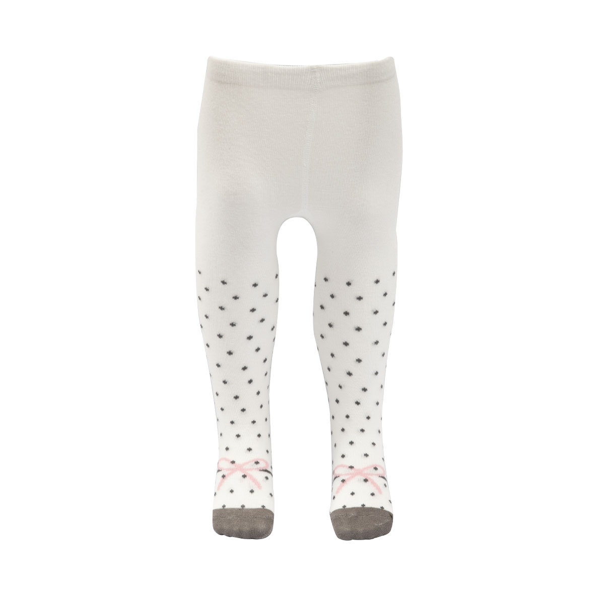 Collant Bimba Panna Stampa Allover Morbidi