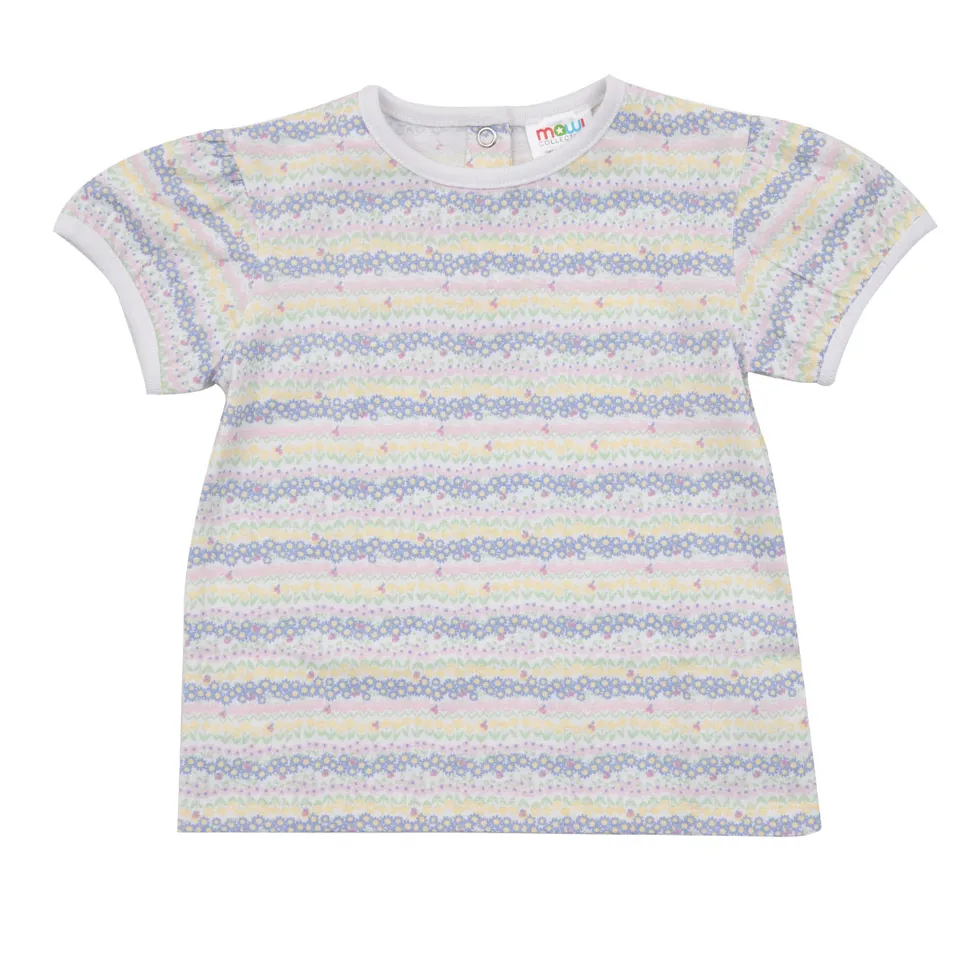 Toys Center Baby T-shirt jersey bimba floreale multicolor