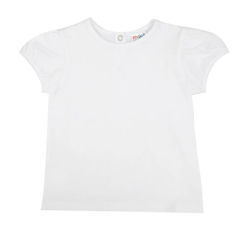 Toys Center Baby t-shirt basic bimba bianca girocollo
