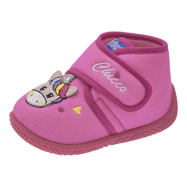 Chicco Polacchino Casa Rosa Unicorno Pantofola con Strappo