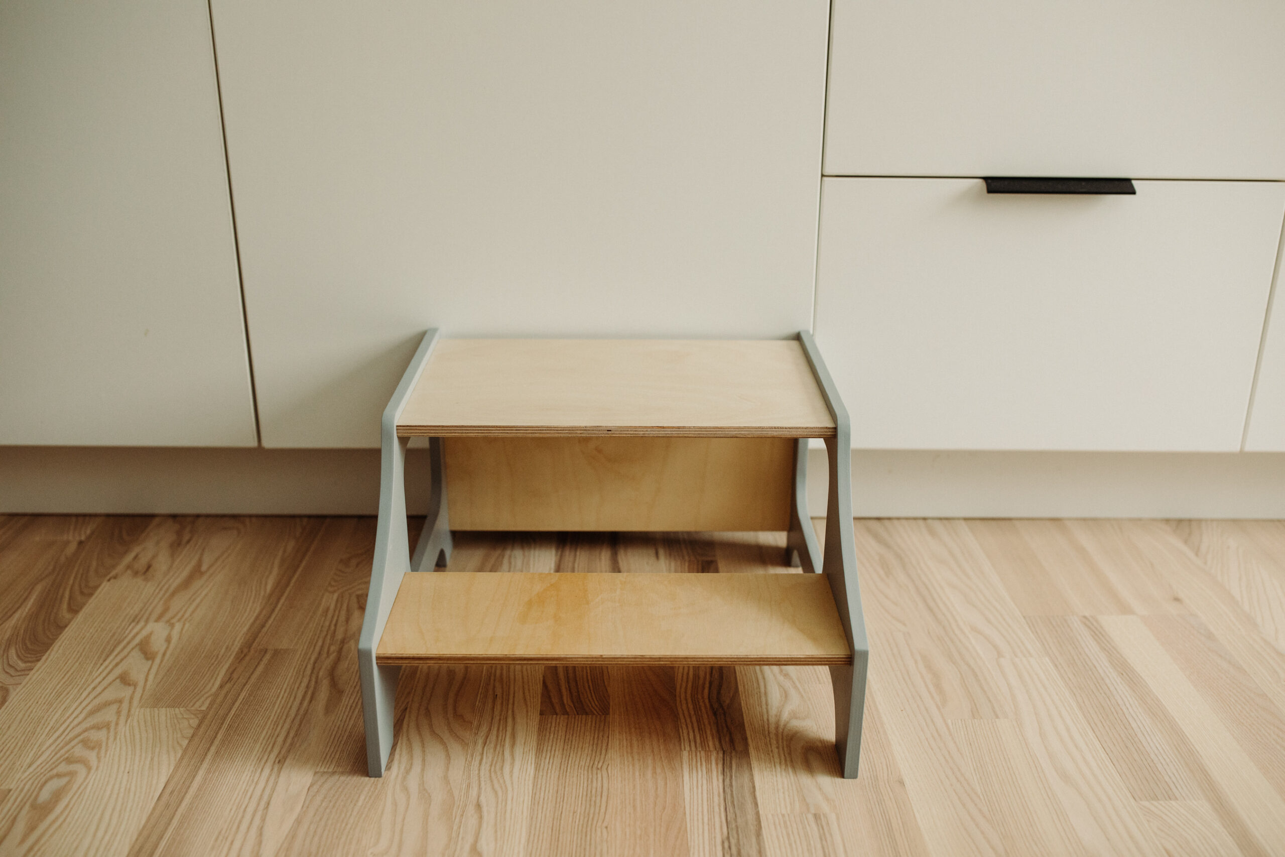 The Dida Scalino Montessori Legno Grigio Bambini