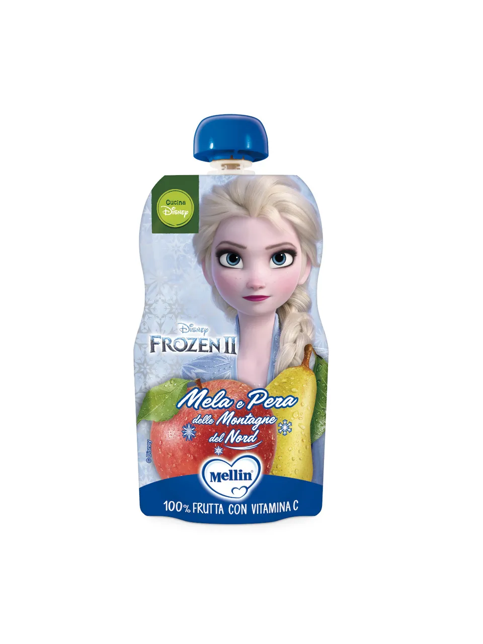Mellin Disney Frozen Pouch Mela Pera Frutta 110 g