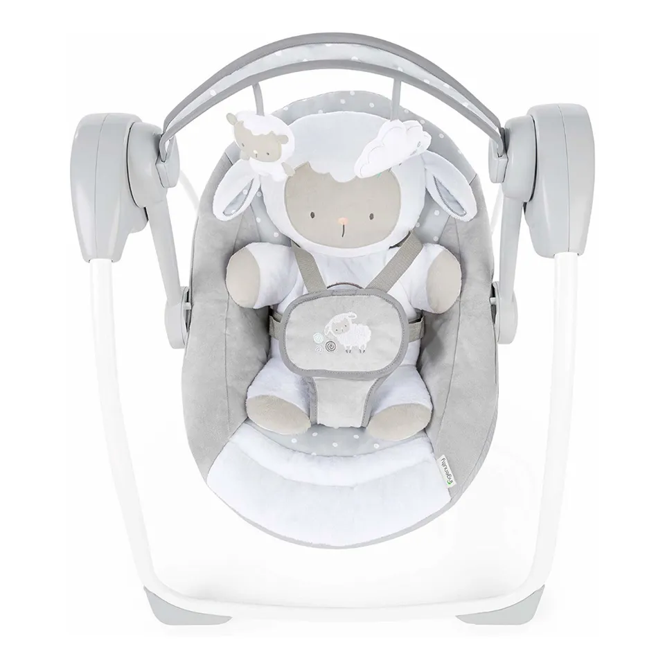 Ingenuity Cuddle Lamb Altalena Neonato Pieghevole 0-9 Kg