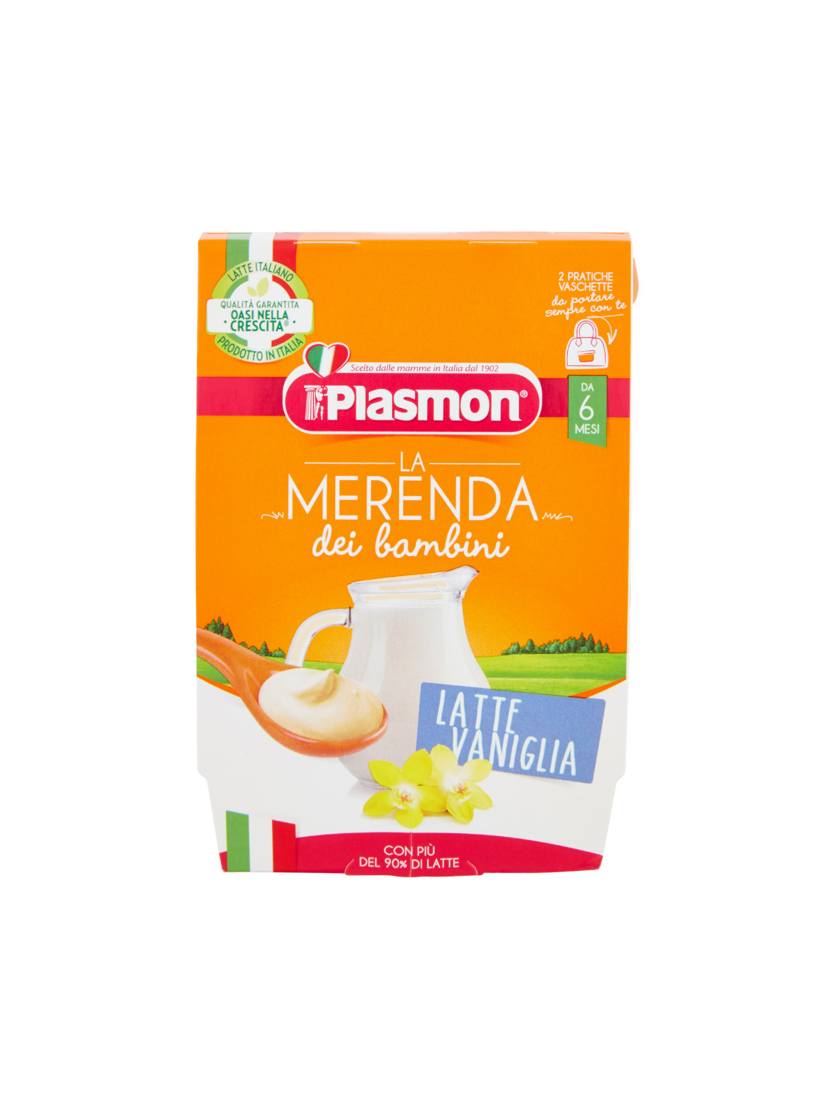 Plasmon Merenda al latte vaniglia 2x120 g
