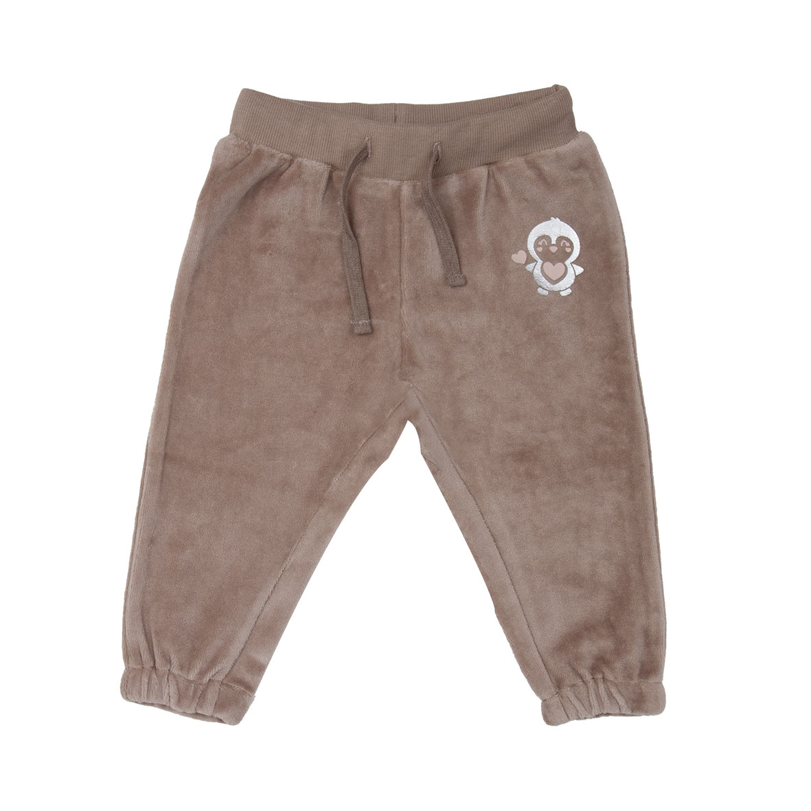 Mawi Pantalone ciniglia bimba stampa argento