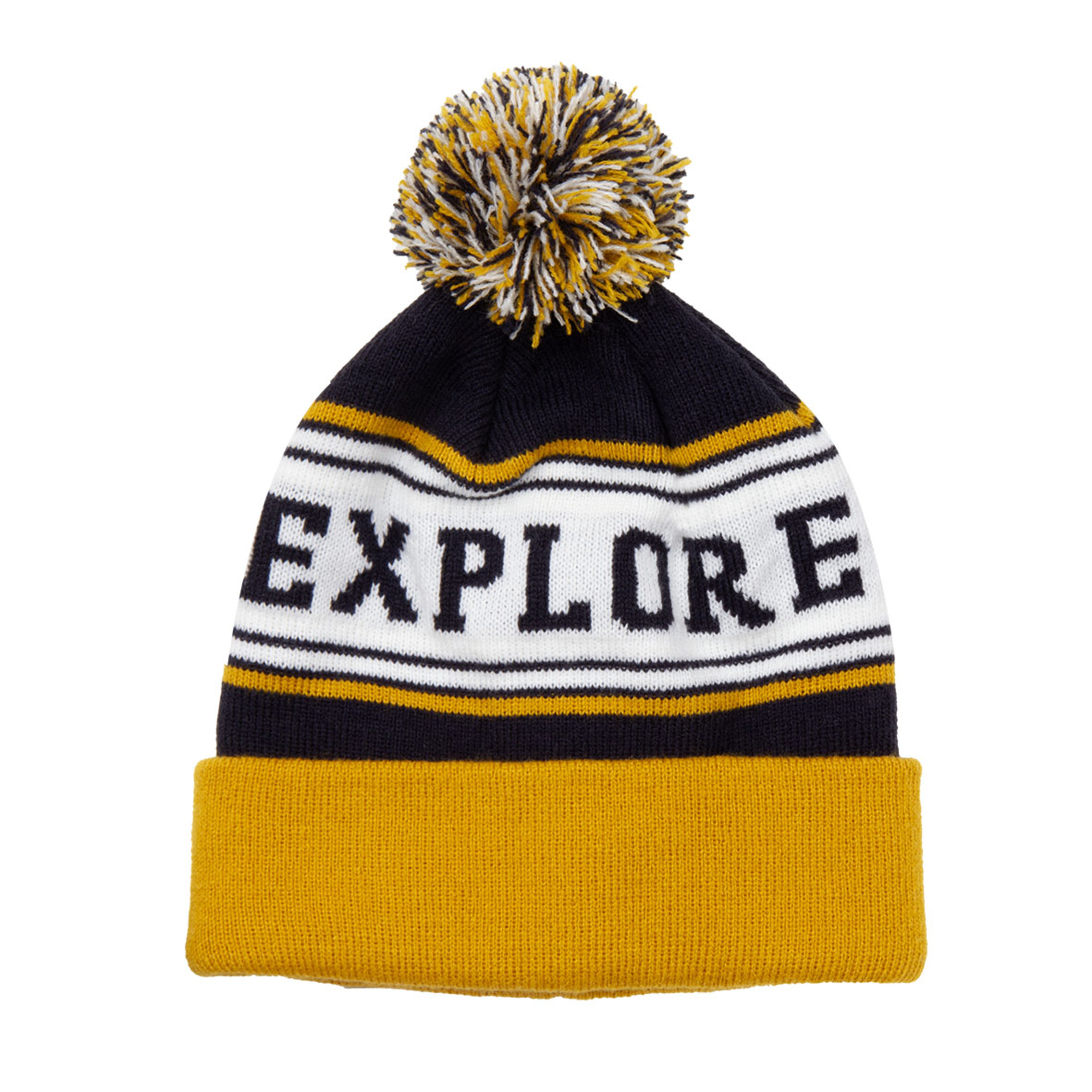 Mawi Explorer Berretto Bimbo Pom Pom con Risvolto