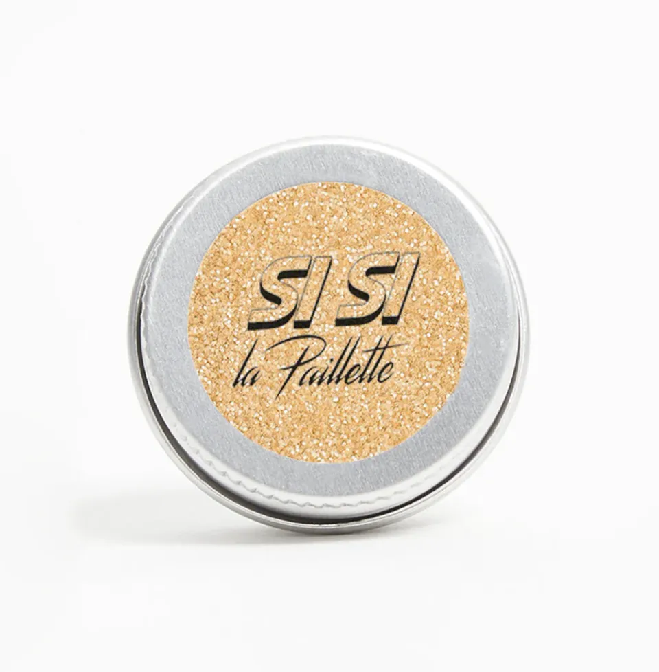Si Si La Paillette Pure Or Pâle Glitter Bambini Standard