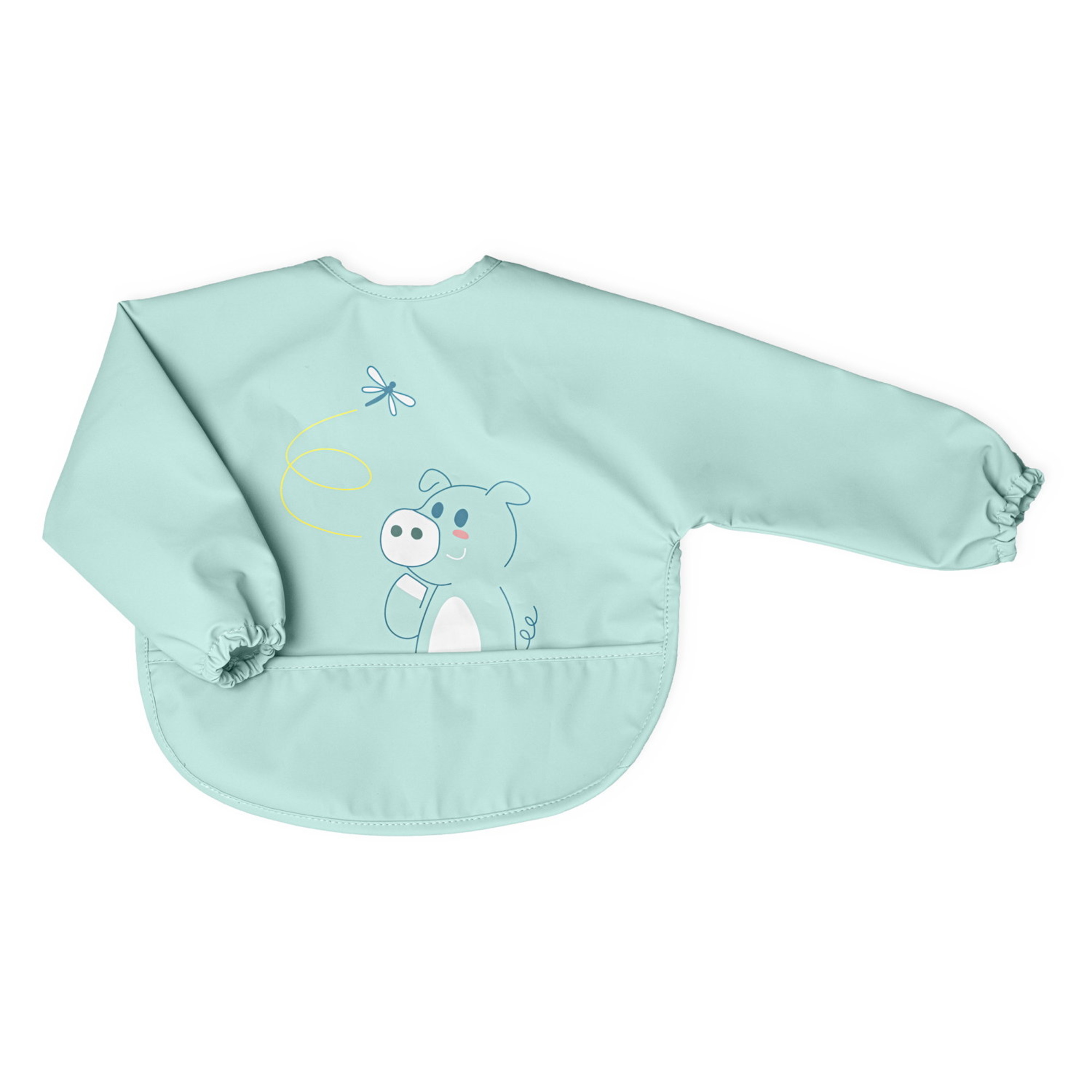 Chicco Bavaglino con Maniche azzurro 6 mesi+ impermeabile