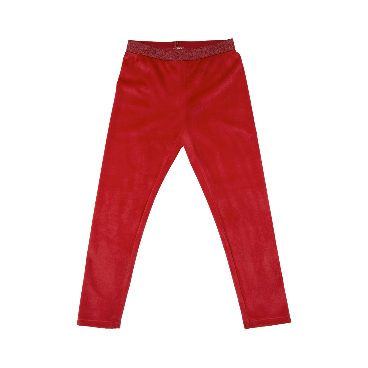 Mawi legging bambina ciniglia rossa vita elasticizzata
