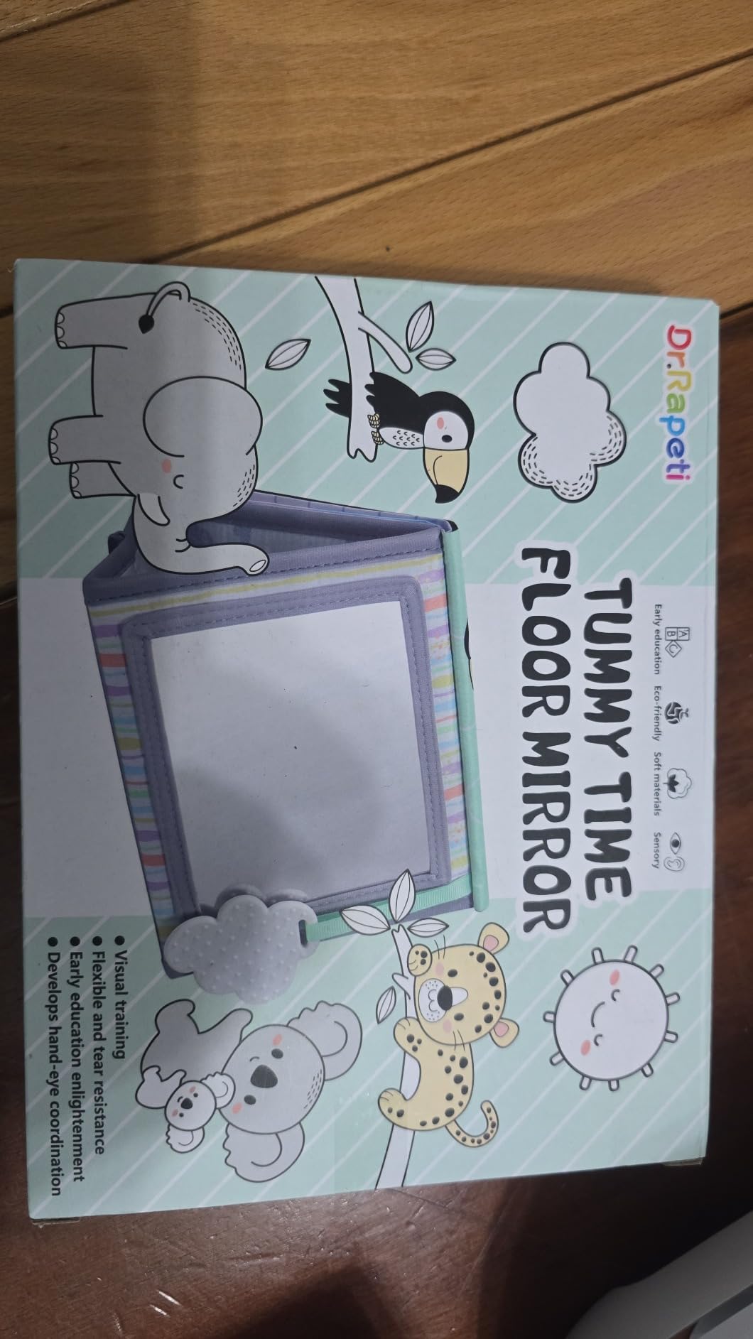 Dr.Rapeti Specchio Tummy Time Bianco Nero Sensoriale